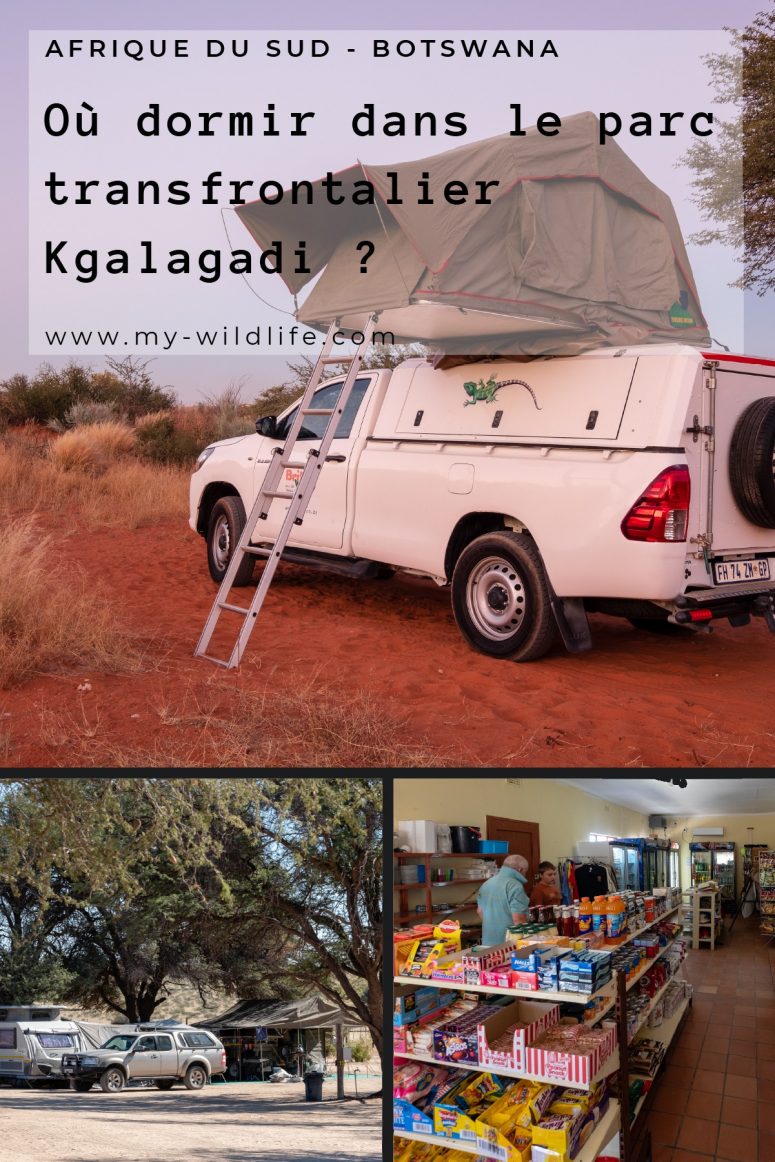 Où dormir dans le parc transfrontalier Kgalagadi ?