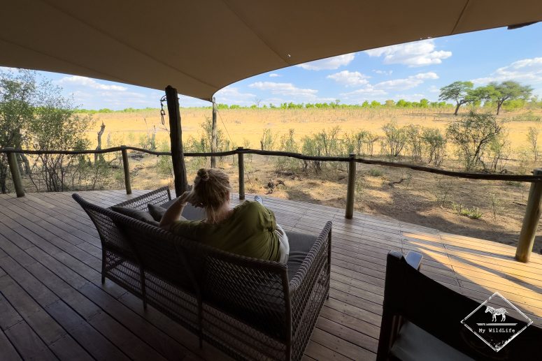 Terrasse du Somalisa Camp, Hwange
