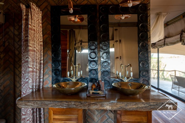 Salle de bain, Somalisa Camp, Hwange