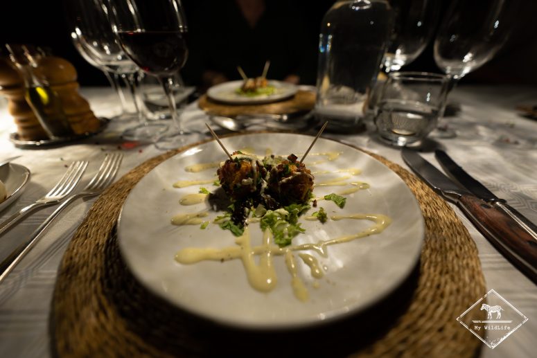 Dîner au Somalisa Camp