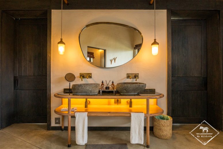 Salle de bain, Euphorbia Mashatu Lodge