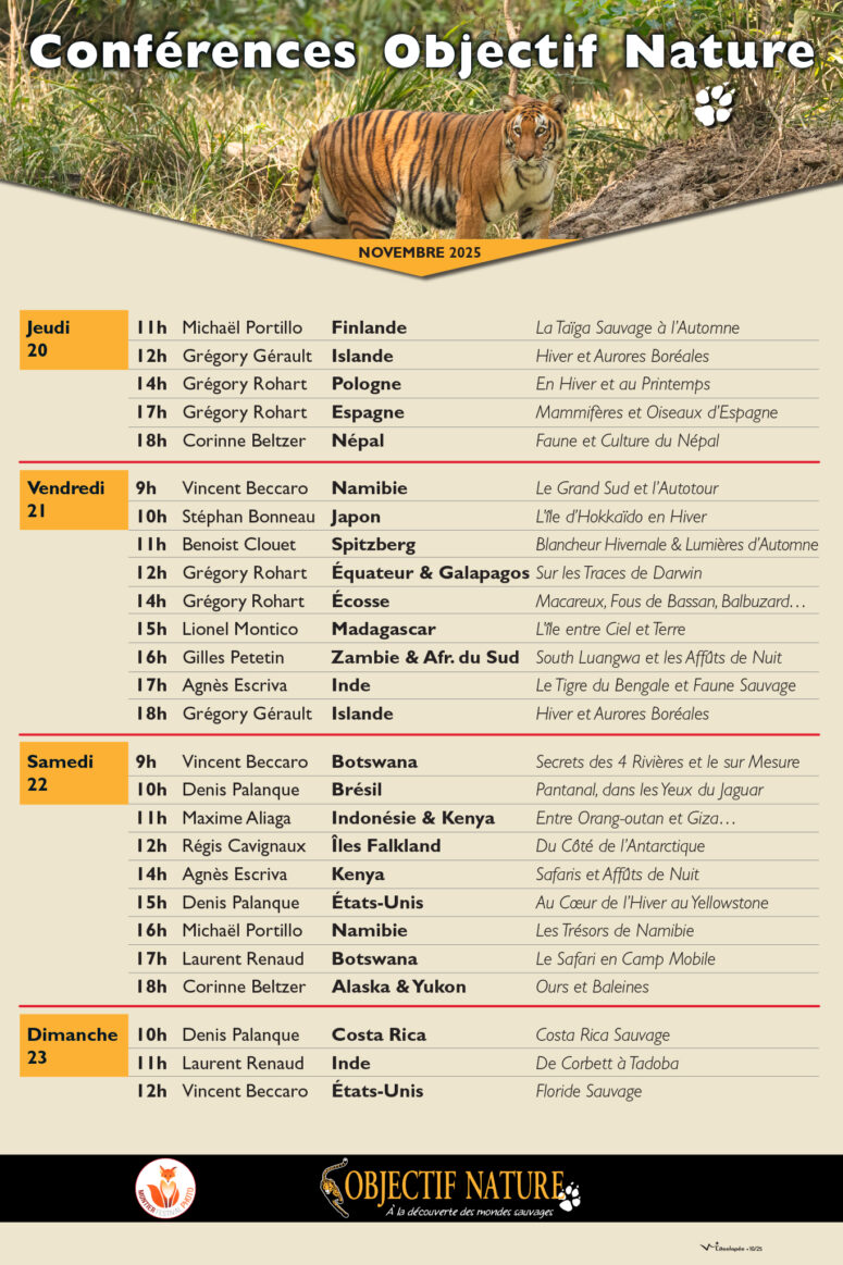 Conférences Objectif Nature