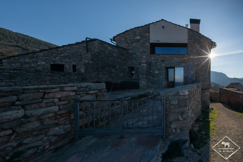 Notre hébergement en pleine montagne