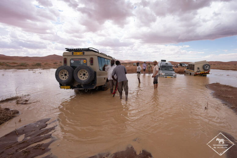 Sossusvlei sous l'eau