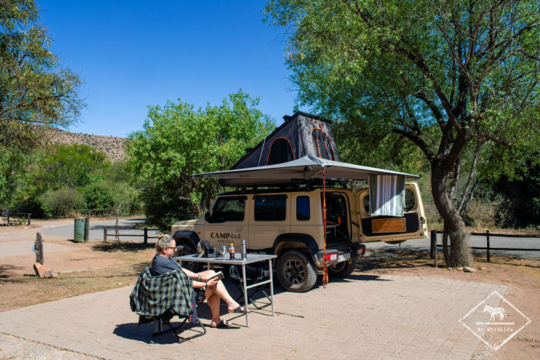 Camping, restcamp, parc national des Zèbres de Montagne