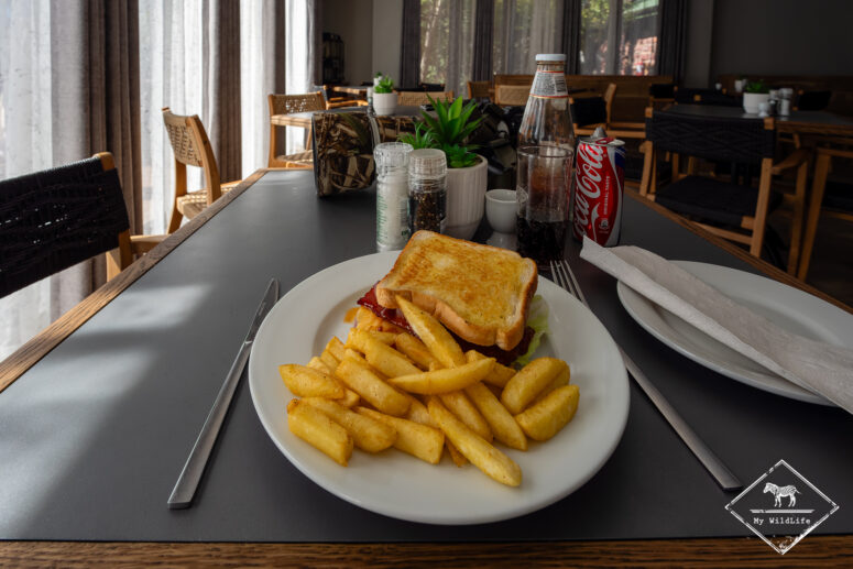 Burger, restaurant de la Nylsvley Nature Reserve